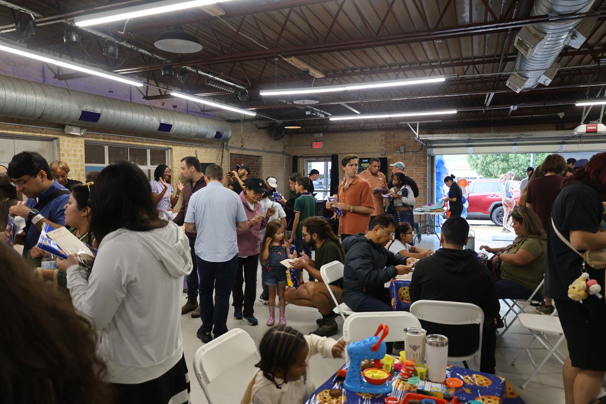 The room at Austin Cookie Fest